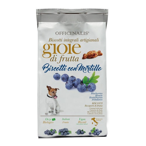Officinalis Gioie Di Frutta Biscotti Ai Mirtilli Per Cani 400g