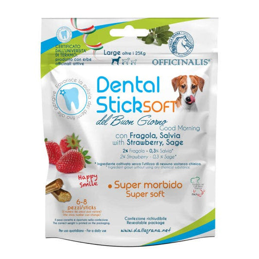PuroNatura Dental Stick Soft Buongiorno Cani Taglia Grande 6/8 Pezzi