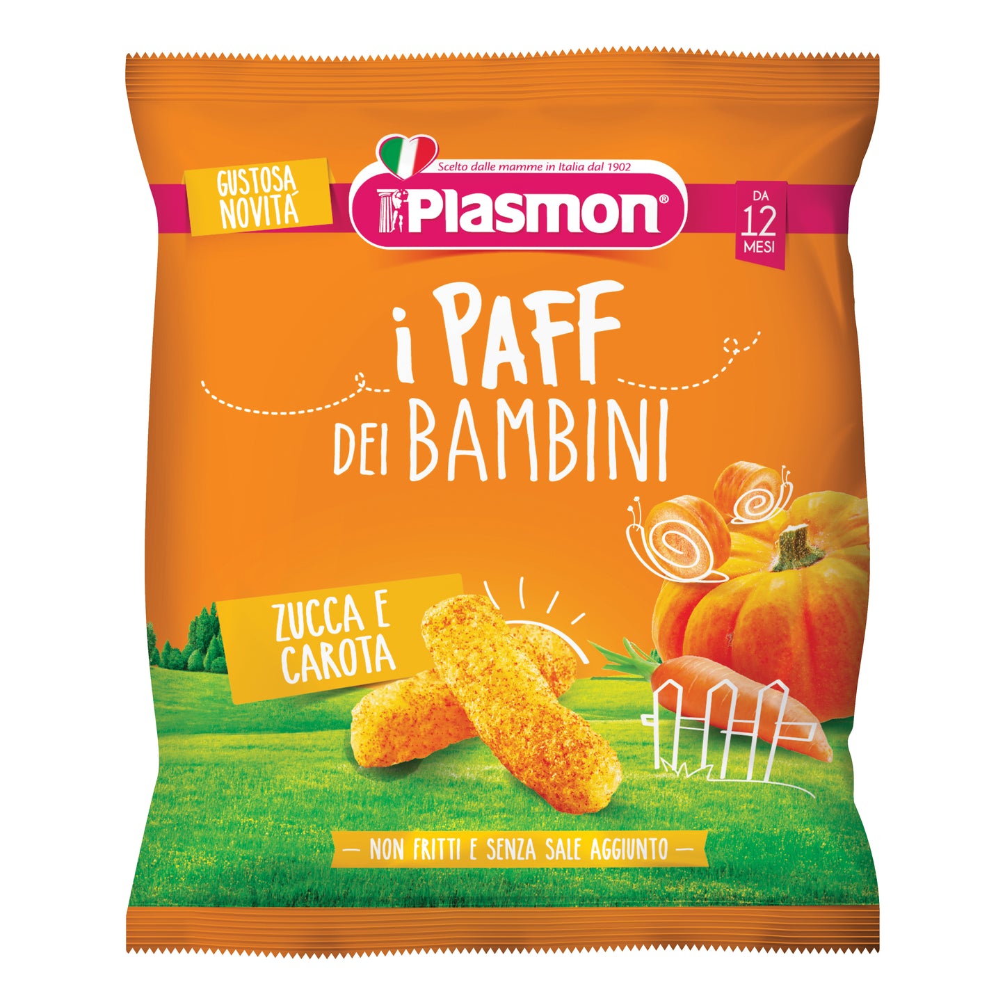 PLASMON PAFF SNACK ZUCCA E CAROTA