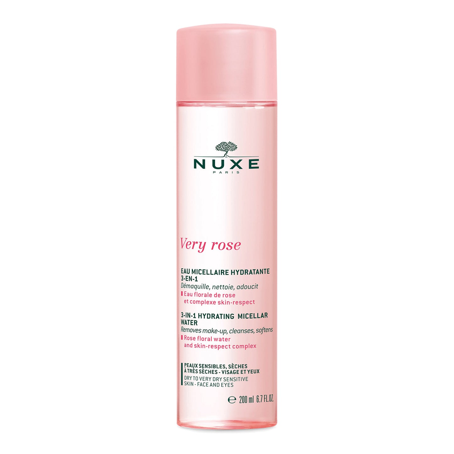 NUXE VERY ROSE ACQUA MICELLARE IDRATANTE 3 IN 1 200ML