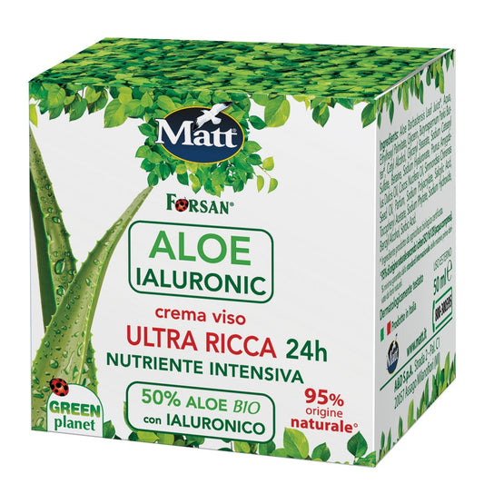 Forsan Aloe Ialuronic Crema Viso Ultra Ricca 50ml