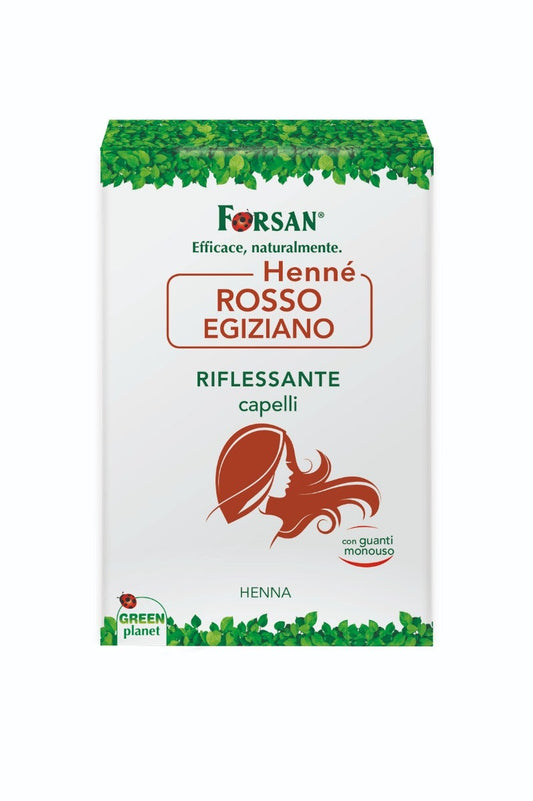 Forsan HennÈ Capelli Rosso Egiziano 2 Buste Monodose Da 50g