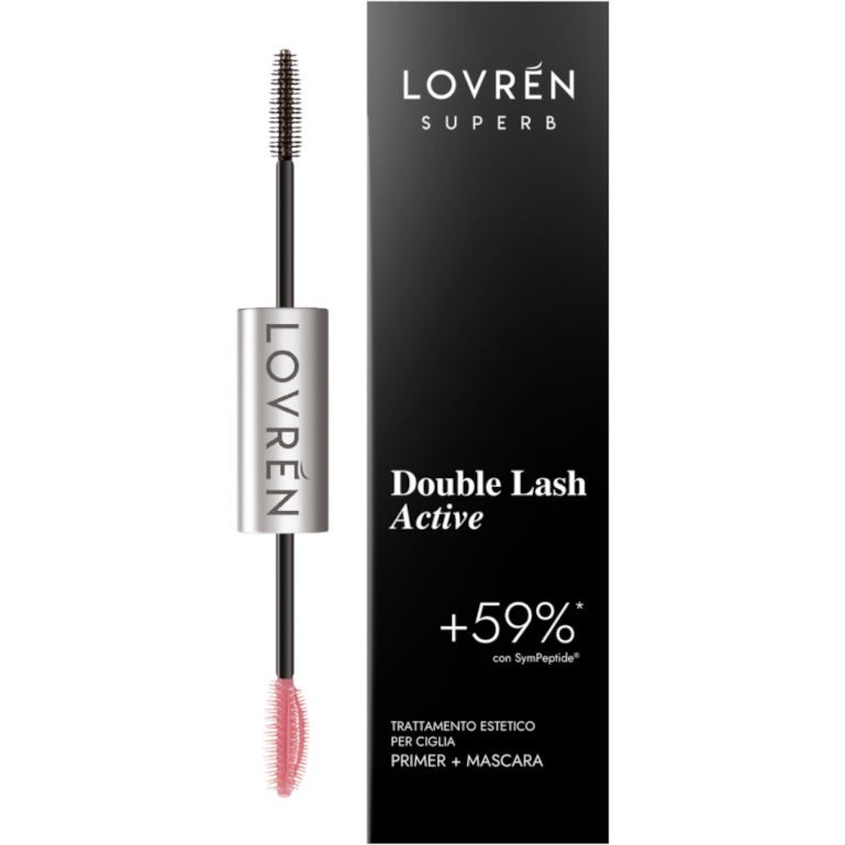 Lovren Superb Double Lash Active Trattamento Primer 4,5ml + Mascara 5ml