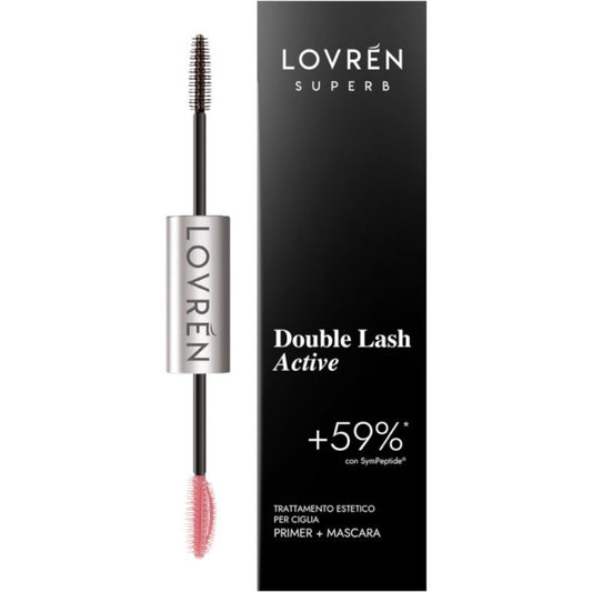 Lovren Superb Double Lash Active Trattamento Primer 4,5ml + Mascara 5ml