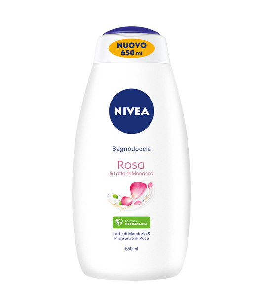 Nivea Bagnodoccia Creme Rosa Latte Di Mandorla 650ml