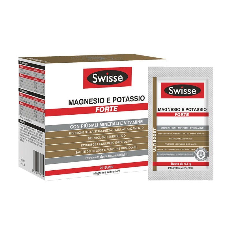 SWISSE MAGNESIO E POTASSIO FORTE 24 BUSTINE