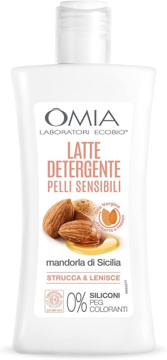 Omia Latte Detergente Viso Ecobio Pelli Sensibili 200ml