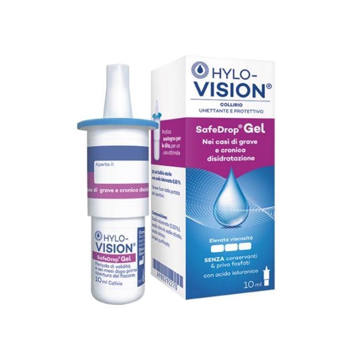 HYLOVISION SAFE DROP GEL 0,3% COLLIRIO UMETTANTE E PROTETTIVO 10ML