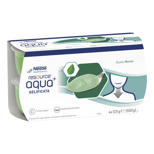 RESOURCE AquaGel Gusto Menta 4x125g