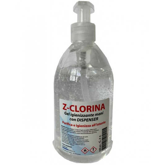 Z-CLORINA GEL IGIENIZZANTE MANI 500ML CON DOSATORE