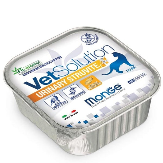 Monge Vetsolution Urinary Struvite Linea Medica Cibo Umido Gatti 100g