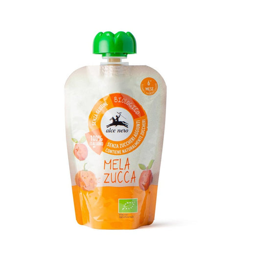 Alce Nero Baby Food Bio Purea Mela/Zucca 6Mesi+ 100g