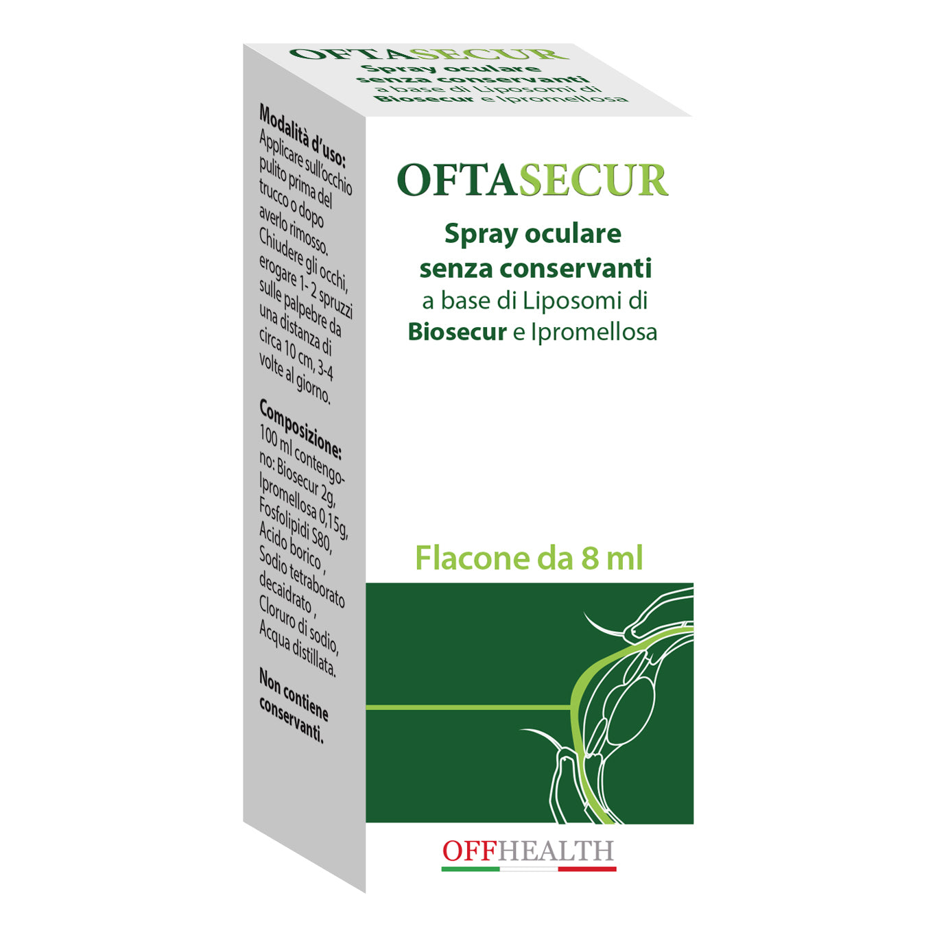 OFTASECUR SPRAY OCULARE 8ML