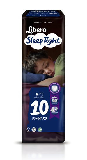 LIBERO SLEEPTIGHT Mis.10 (35-60) 12pz
