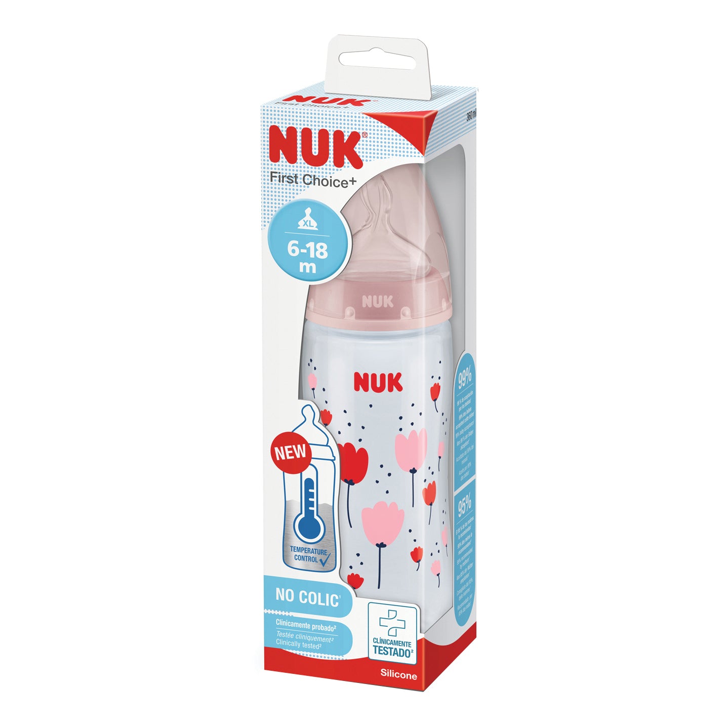 NUK BIBERON TC 360ML SIL 6-18M