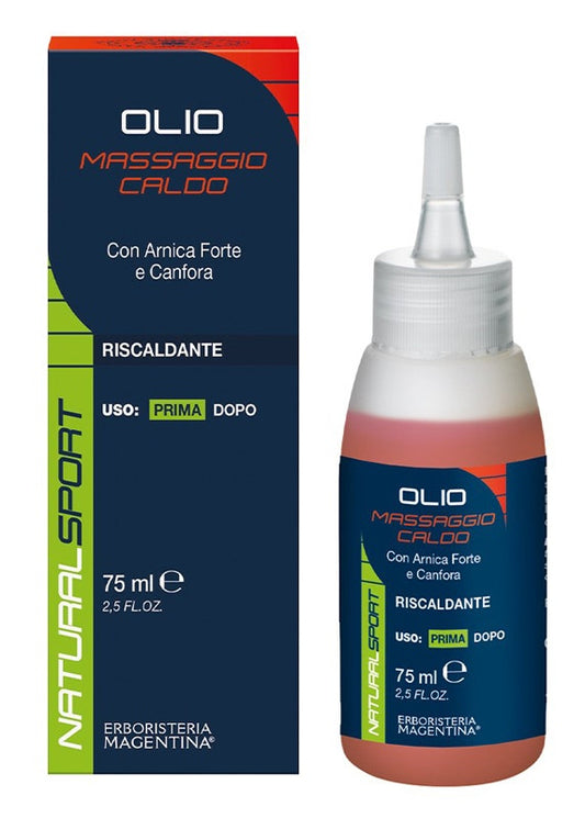 Olio Massaggio Caldo Natural Sport 75ml