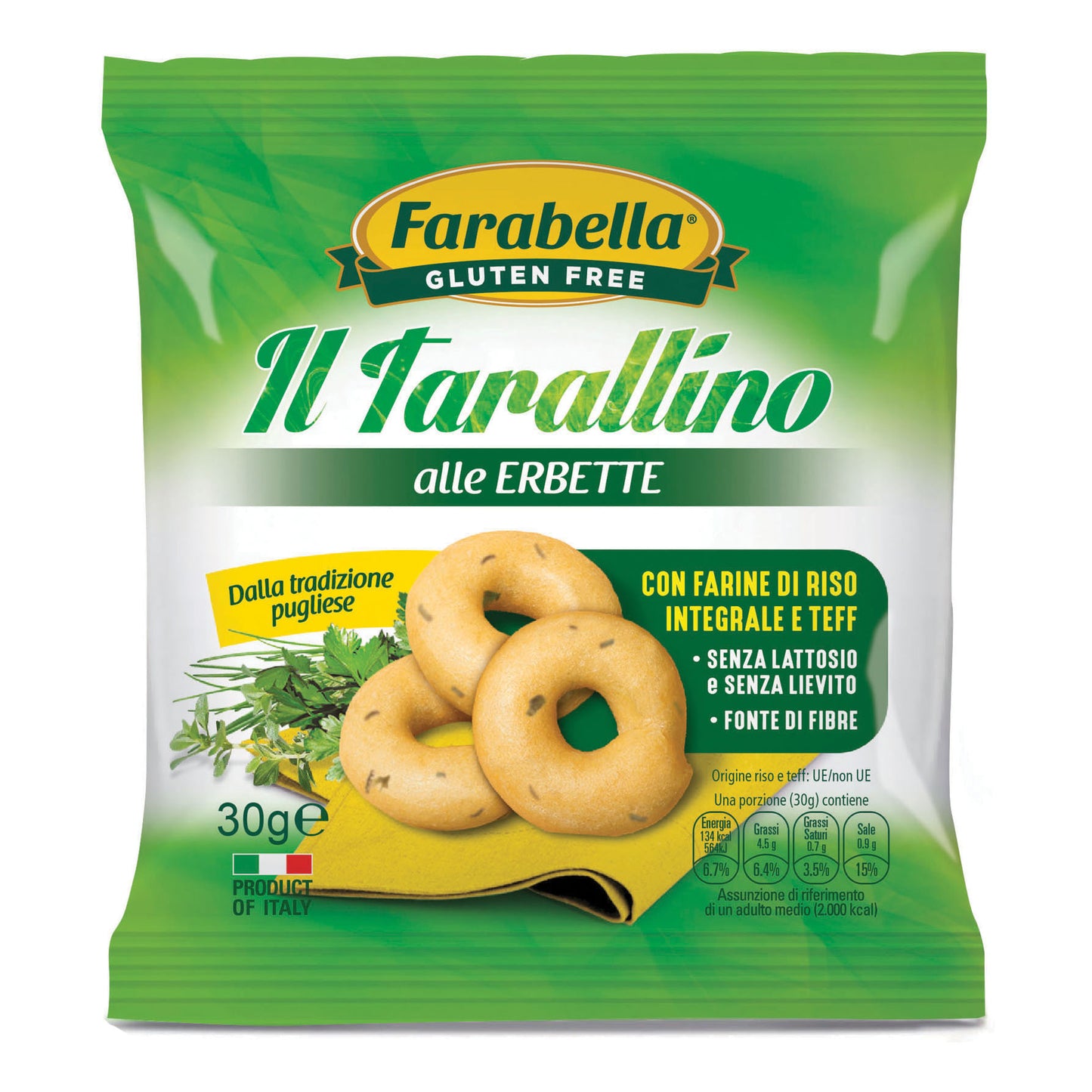 FARABELLA Il Tarallino alle Erbette 30g