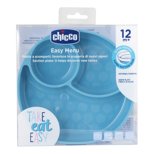 CHICCO Piatto C/Vent.Sil.Boy 12m+