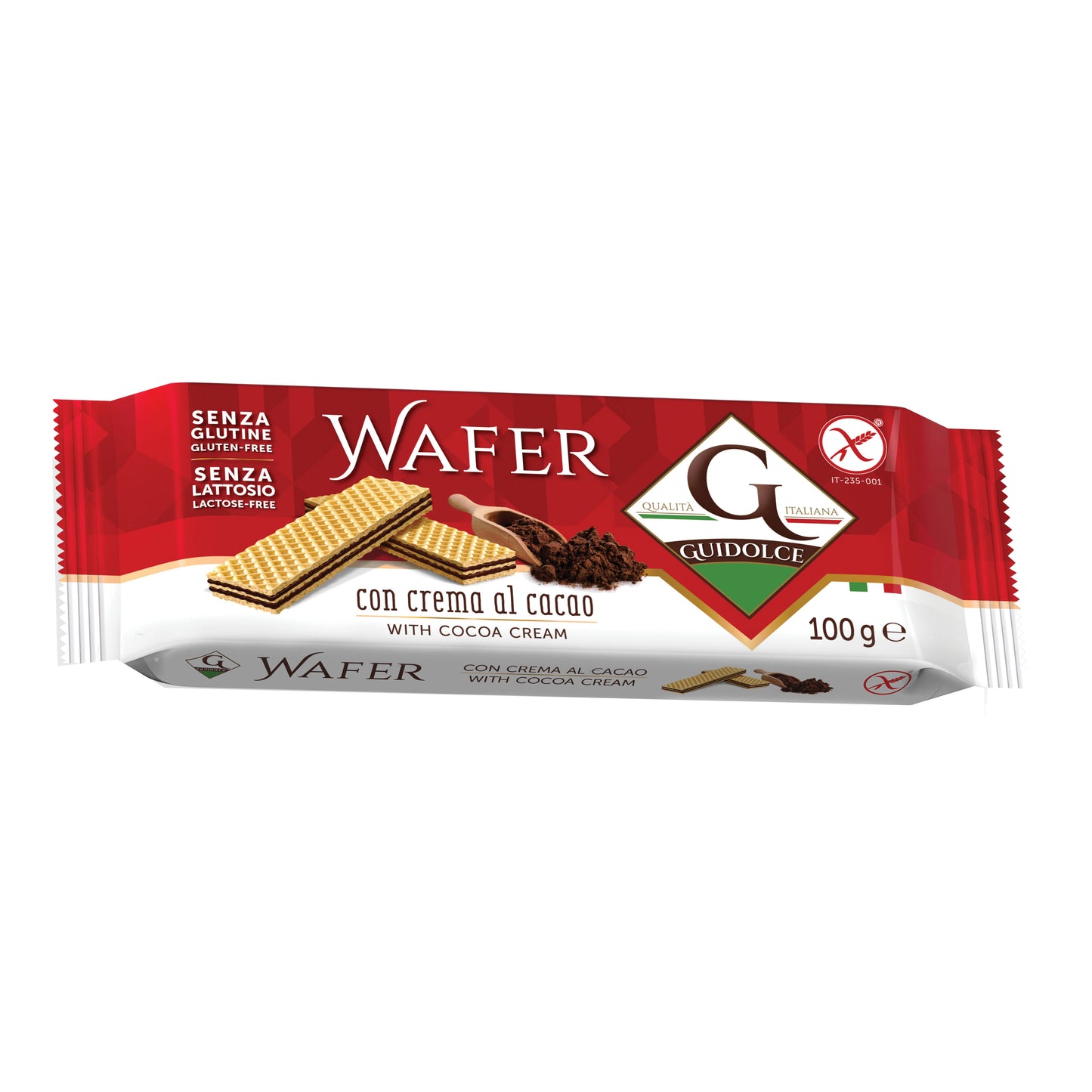 WAFER GUSTO CACAO 100G