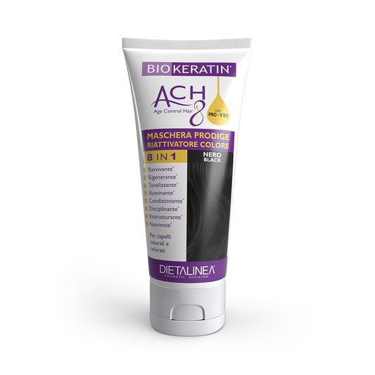 Biokeratin ACH 8 Maschera Prodige Riattivatore Colore Nero Per Capelli 150ml