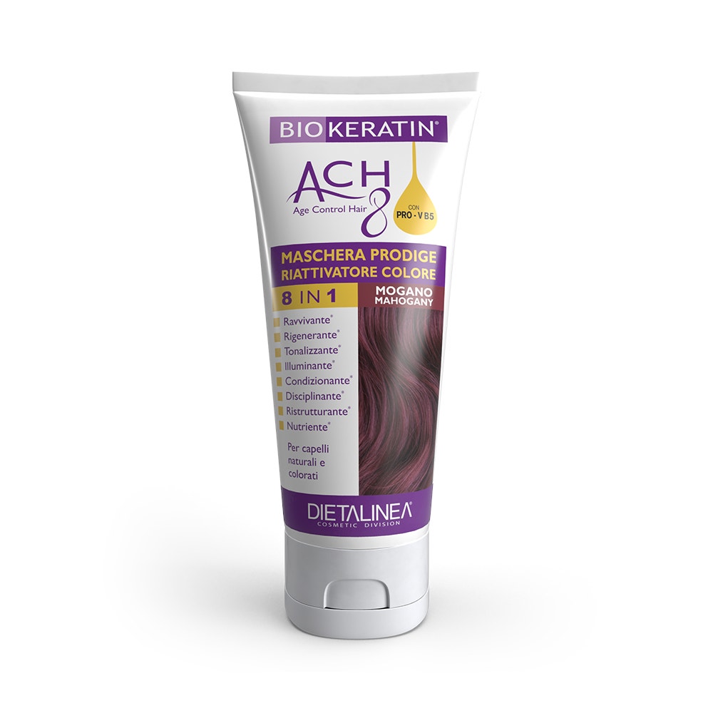 Biokeratin ACH 8 Maschera Prodige Riattivatore Colore Mogano Per Capelli 150ml