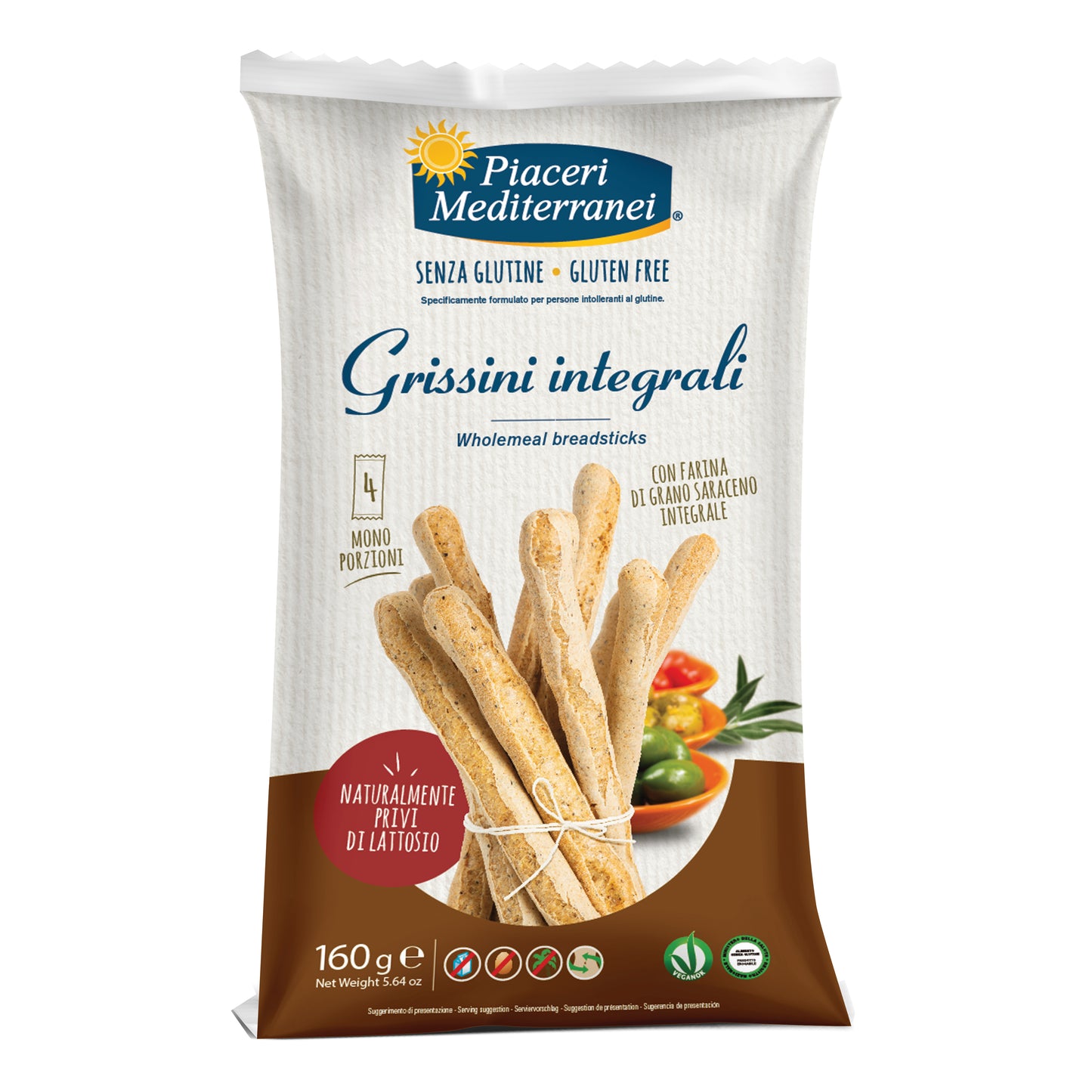 PIACERI MEDITERRANEI Grissini Int.160g