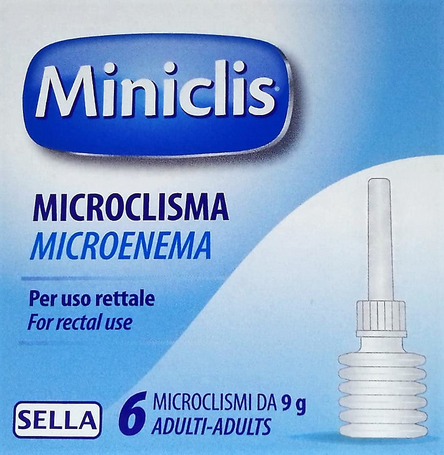 MINICLIS ADULTI 6 MICROCLISMI 9 GRAMMI - DISPOSITIVO MEDICO