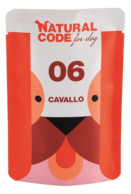 Natural Code 06 Cavallo Cani Adulti Busta 100g