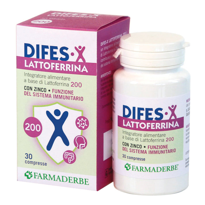 DIFES-X LATTOFERRINA 200MG 30 COMPRESSE
