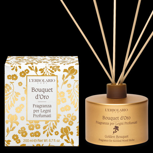 L'Erbolario Fragranza Per Legni Profumati Bouquet D'Oro 200ml