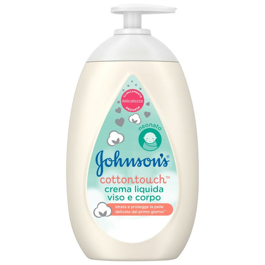 JOHNSONS BABY COTTONTOUCH CREMA LIQUIDA CORPO E VISO 300ML