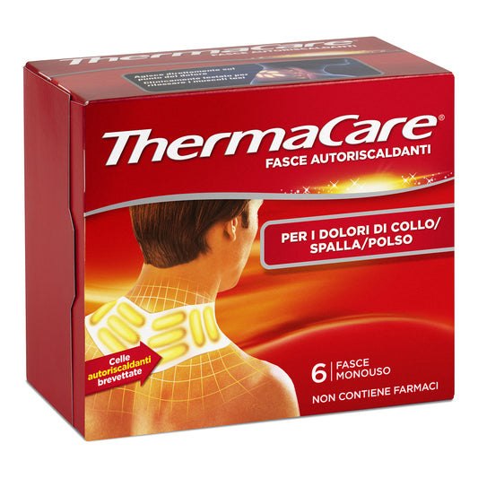 ThermaCare Fasce Autoriscaldanti per Dolori di Collo, Spalla, Polso 6 Pezzi