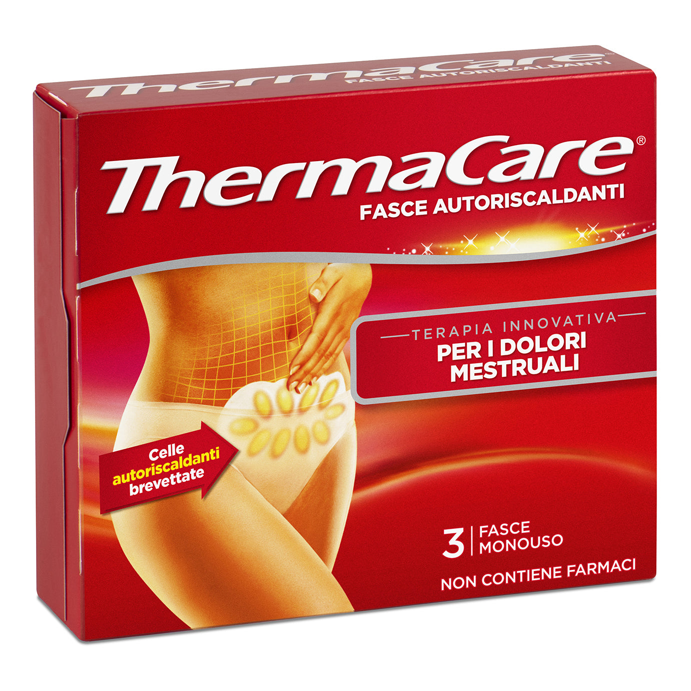ThermaCare Fasce Autoriscaldanti per Dolori Mestruali 3 Pezzi