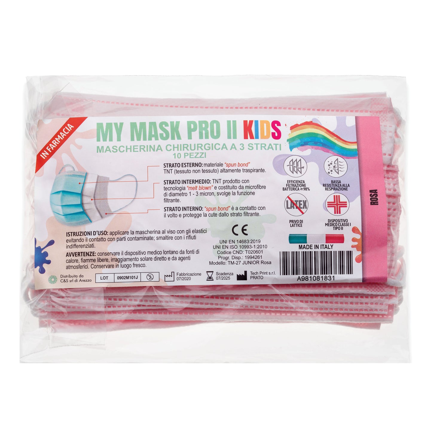 MYMASK PRO II KIDS MAS CHIR RA