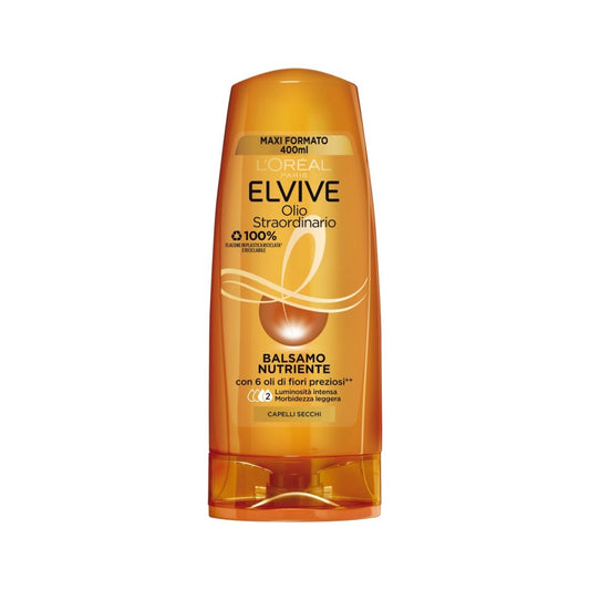 L'OrÉal Paris Elvive Olio Straordinario Balsamo Nutriente Capelli Secchi 400 ml