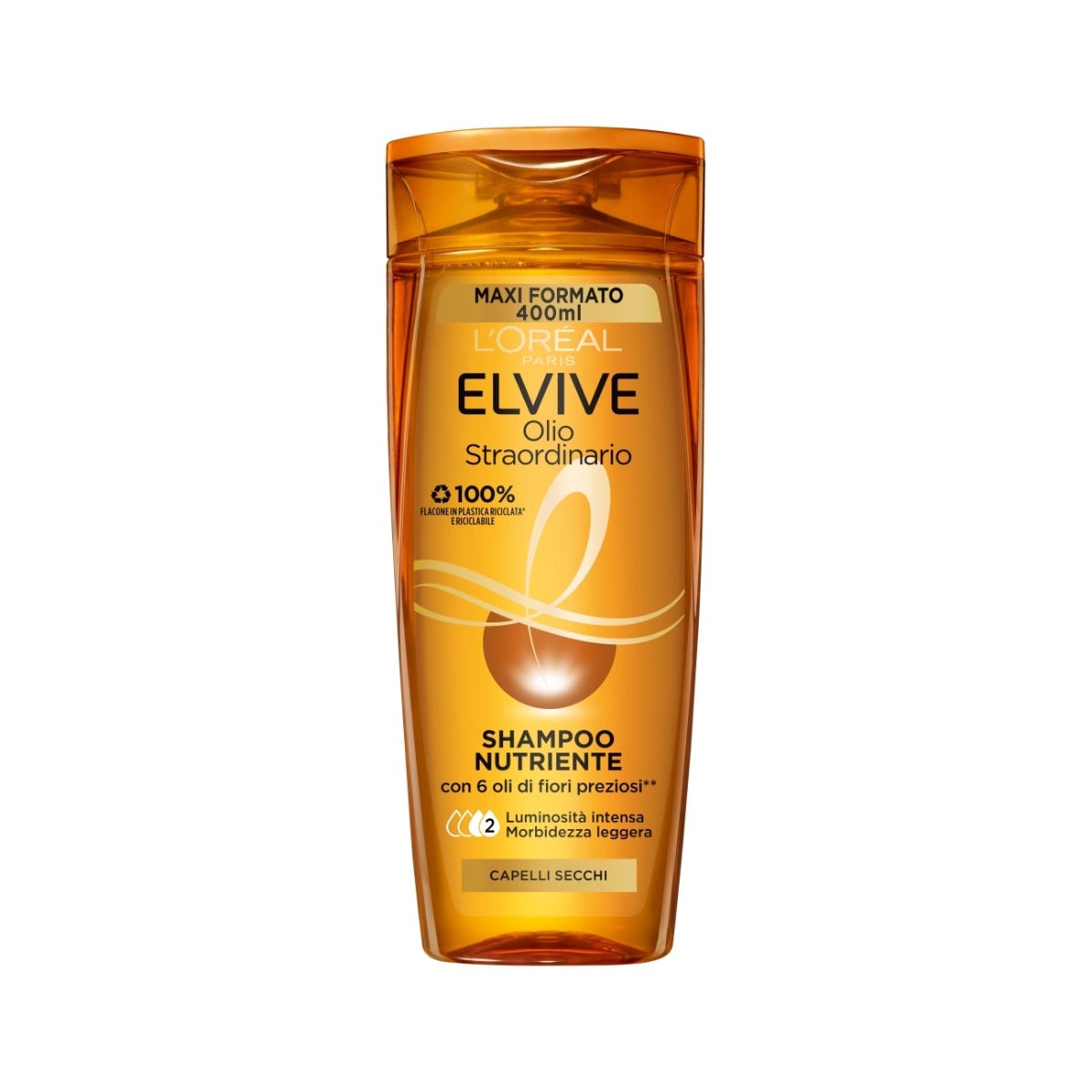 L'OrÉal Paris Elvive Olio Straordinario Shampoo Nutriente Capelli Secchi 400 ml