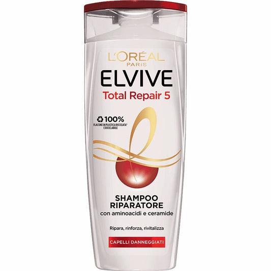 L'OrÉal Paris Elvive Total Repair 5 Shampoo Capelli Danneggiati 400 ml