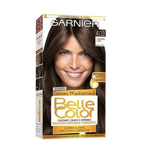 Garnier Belle Color Colorazione Capelli 4.03 Castani Mediterranei Castano Luce