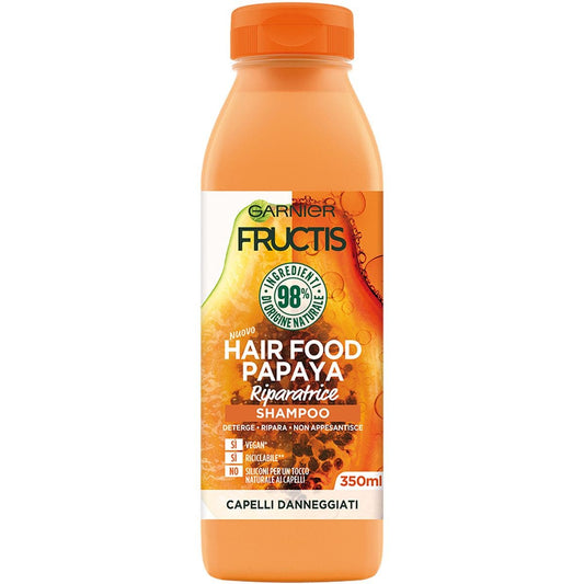 Garnier Fructis Hair Food Shampoo Riparatore Papaya 350 ml