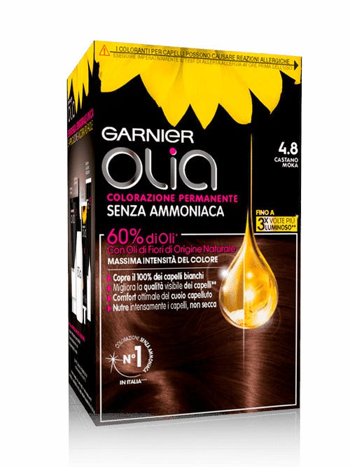 Garnier Olia Colorazione Capelli 4.8 Castano Moka
