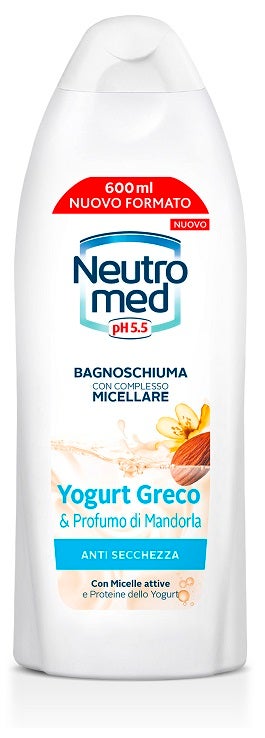 Neutromed Bagnoschiuma Sensitive Con Yogurt E Profumo di Mandorla 600 ml