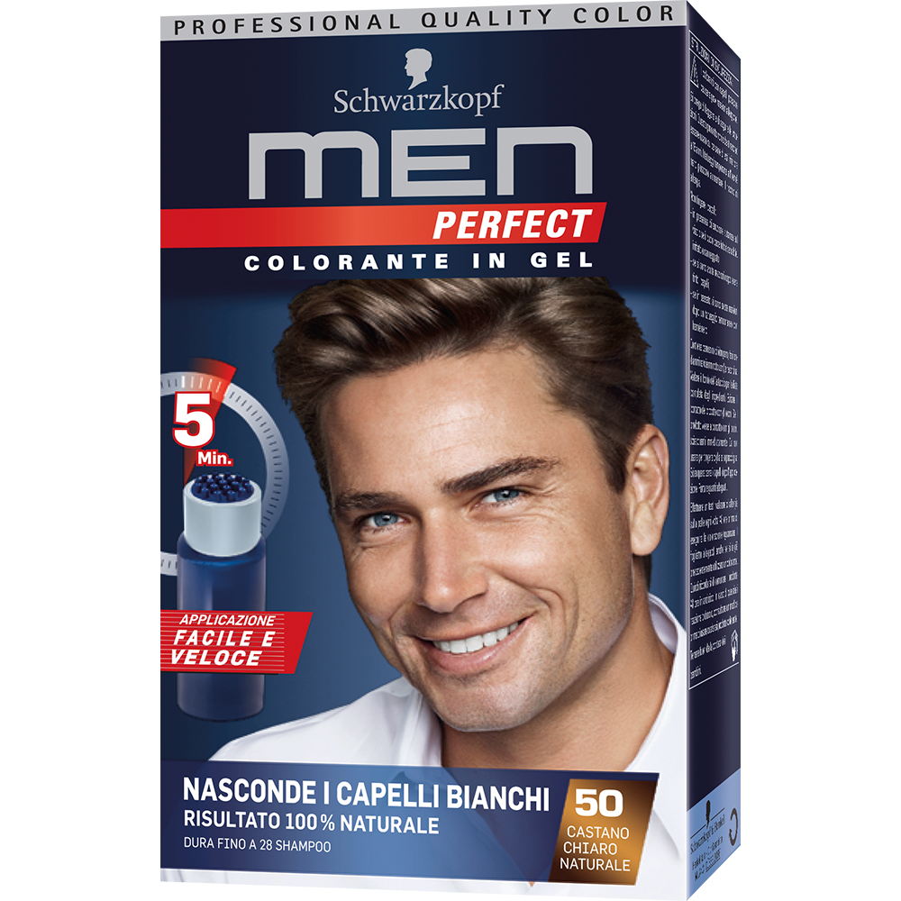 Schwarzkopf Men Perfect Colorante In Gel 50 Castano Chiaro