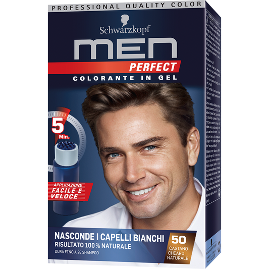 Schwarzkopf Men Perfect Colorante In Gel 50 Castano Chiaro