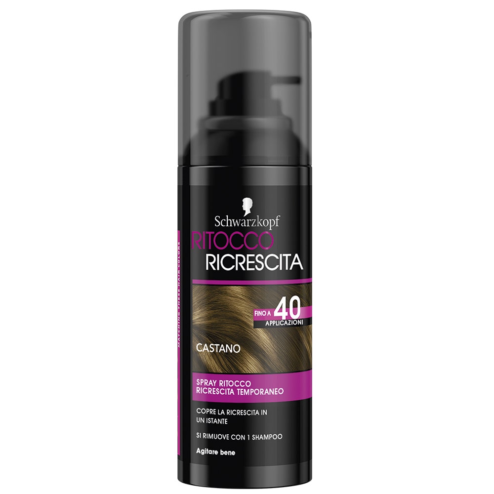 Schwarzkopf Ritocco Ricrescita Spray Temporaneo Castano 120ml