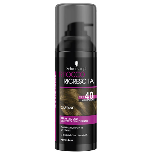 Schwarzkopf Ritocco Ricrescita Spray Temporaneo Castano 120ml