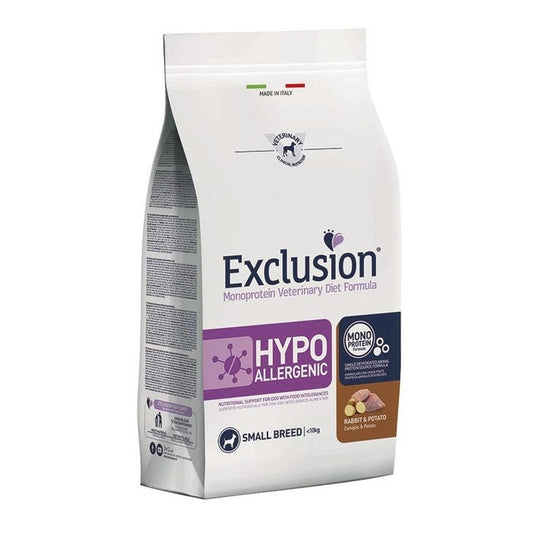 Exclusion Monoprotein Veterinary Diet Hypoallergenic Crocchette Coniglio/Patate Cani Sacco 2kg