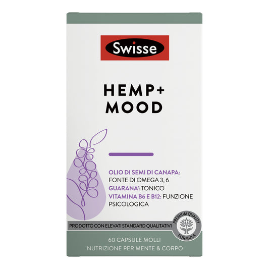 SWISSE HEMP+Mood 60 Cps