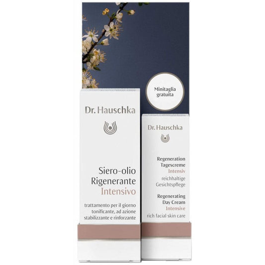 Dr. Hauschka On Pack Siero Olio Rigenerante Intensivo 20ml+Trial Size Crema Rigenerante Intensiva 5ml