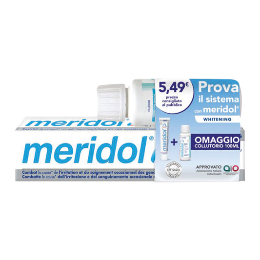 MERIDOL WHITE 2PZ DENTIF+COLL