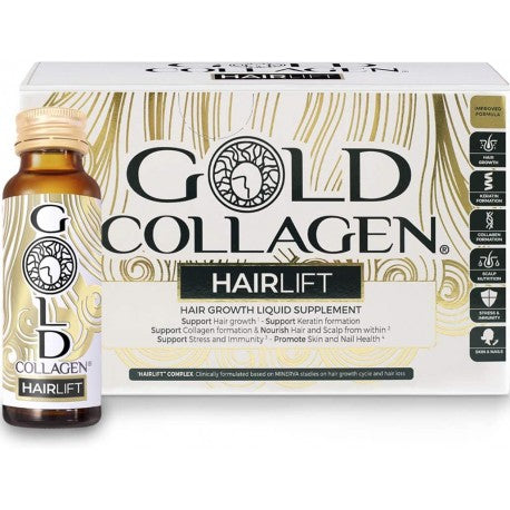 GOLD COLLAGEN HAIRLIFT 10 FLACONCINI
